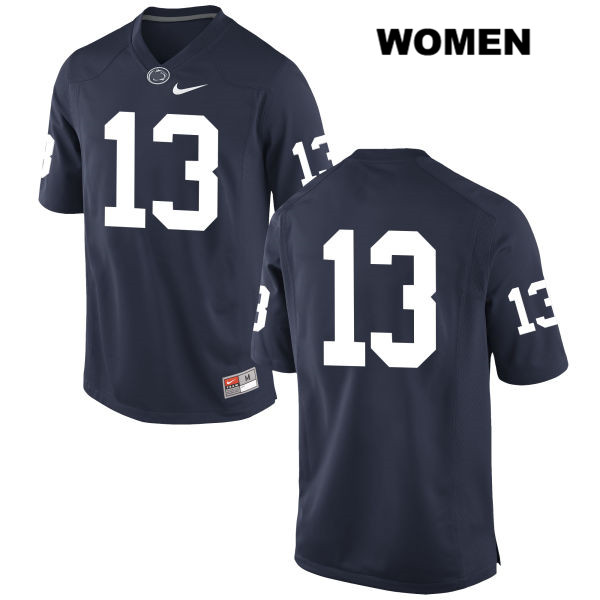 NCAA Nike Women's Penn State Nittany Lions Saeed Blacknall #13 College Football Authentic No Name Navy Stitched Jersey IZL5898LA